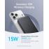 Anker MagGo Power Bank, Ultra-Slim 10,000mAh Magnetic Battery Pack, Qi2 Certified 15W Ultra-Fast MagSafe Compatible Portable Charger, Ergonomic Design, for iPhone16/15/14/13/12 Series Only - Black